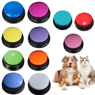 Recordable Button Dog Toy