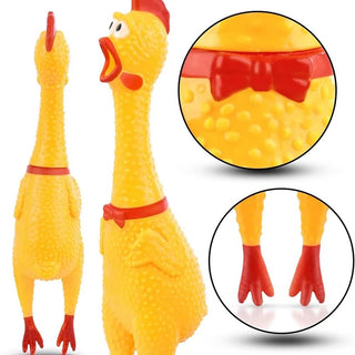 Screaming Chicken Chew Toy For Dog