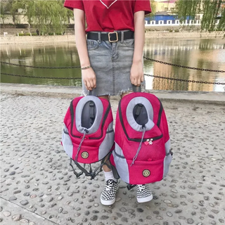Double Shoulder Dog Backpack